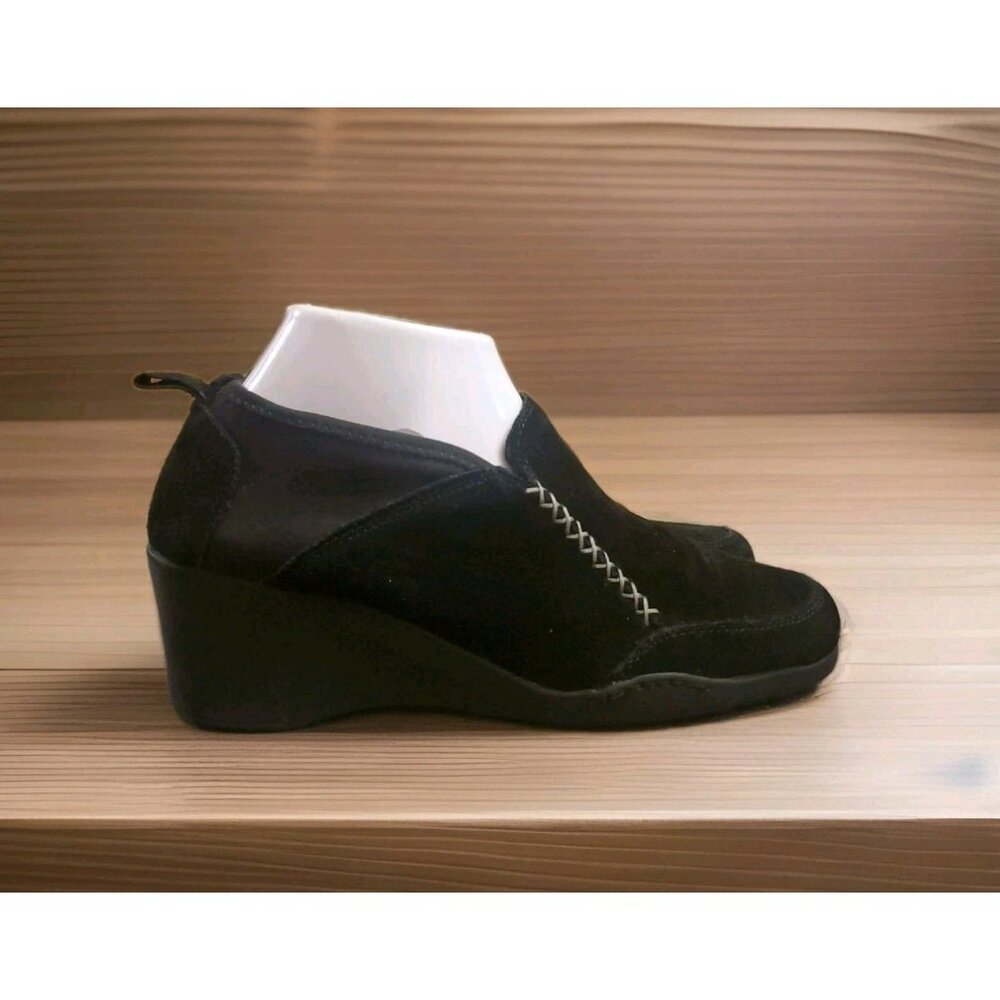 Aerosoles Motorman Slip On Wedge Shoes Women’s Size 8.5 Black